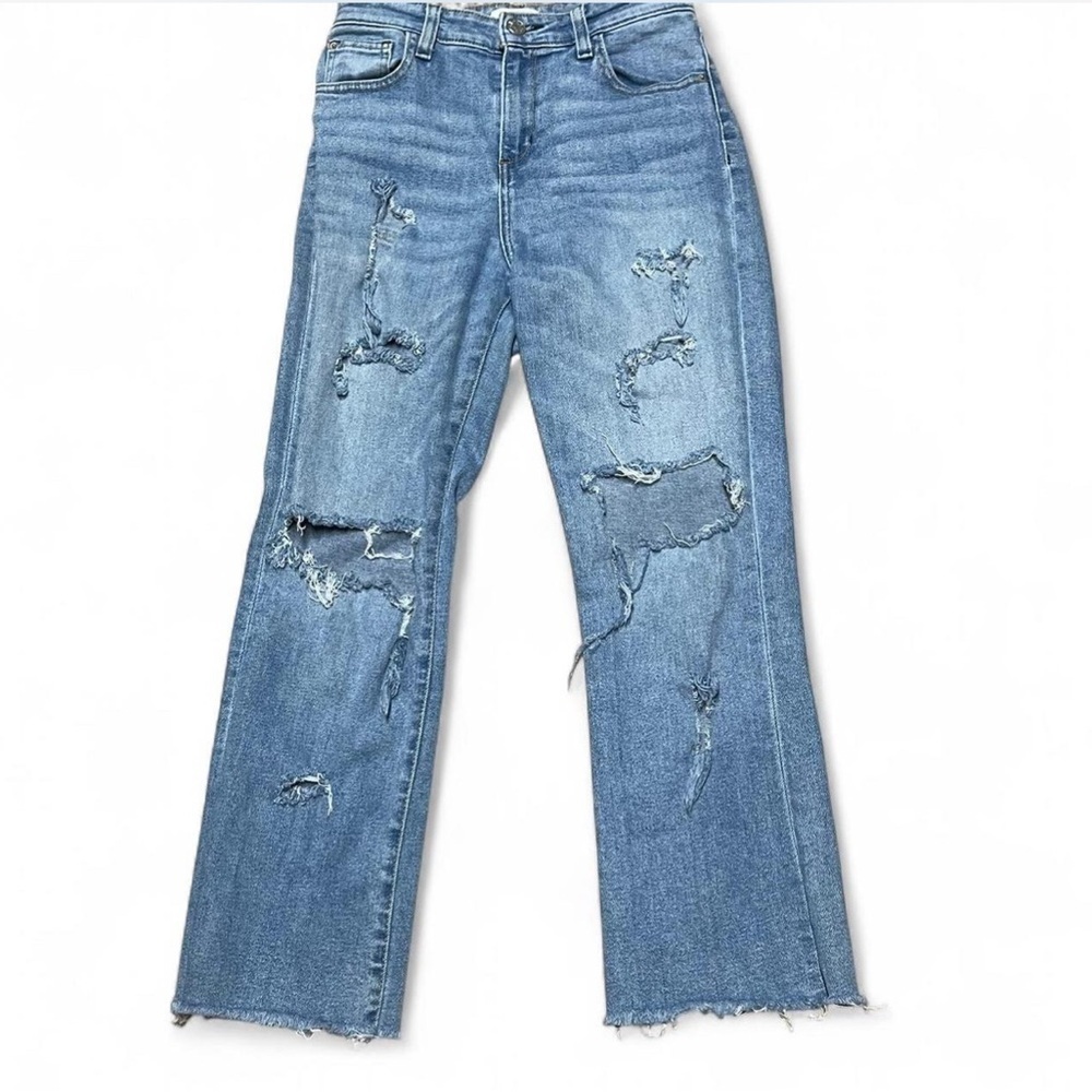 BDG Jeans Women’s Size 26 Slim Straight Leg Blue Distressed Denim 26Wx26L